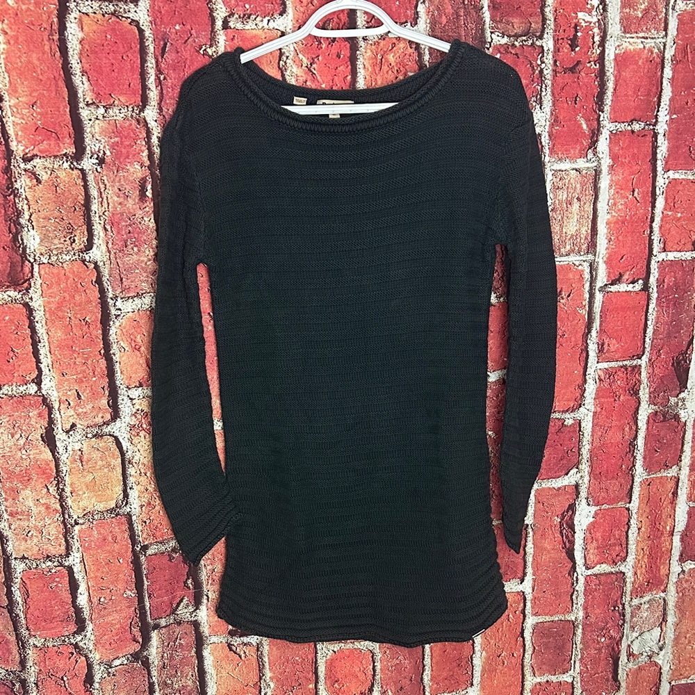 Barbour Linsi Knit Sweater Women’s Size 10 ( US size 6 ) Navy 100% Pima Cotton